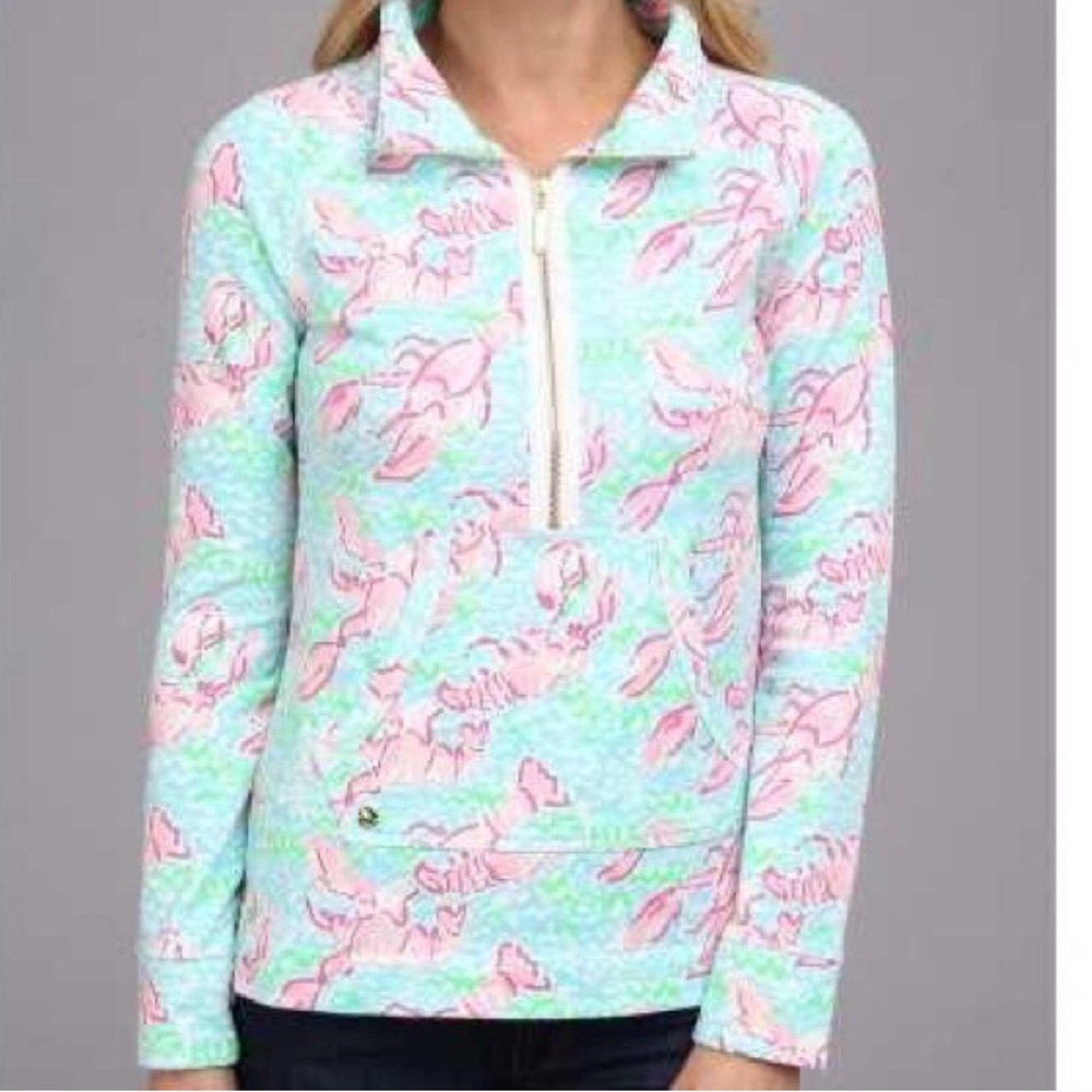 Lilly Pulitzer Rare Lobstah Roll Pullover - Picture 1 of 3